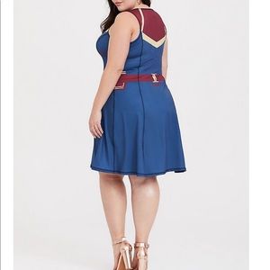 captain marvel skater dress